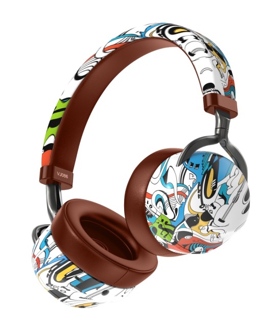 New Graffiti Wireless Headphone V 5.0 Earphone Stereo Headband Headset for Mobile Phone sports computer headphones