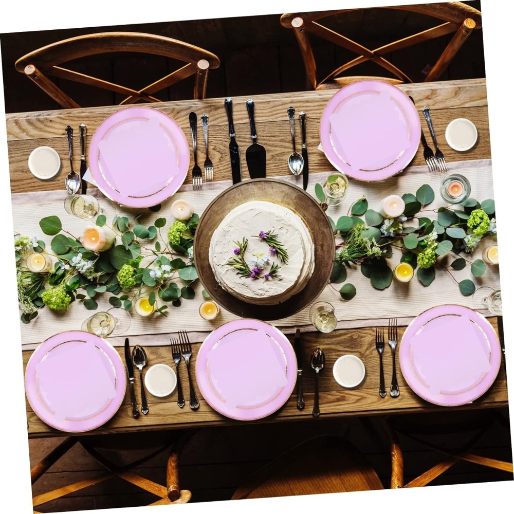 Purple Wedding Party Tableware