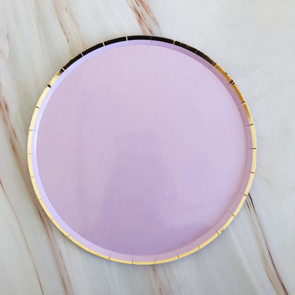 Purple Wedding Party Tableware