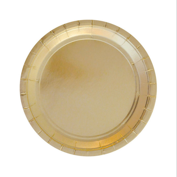 Golden Disposable Tableware