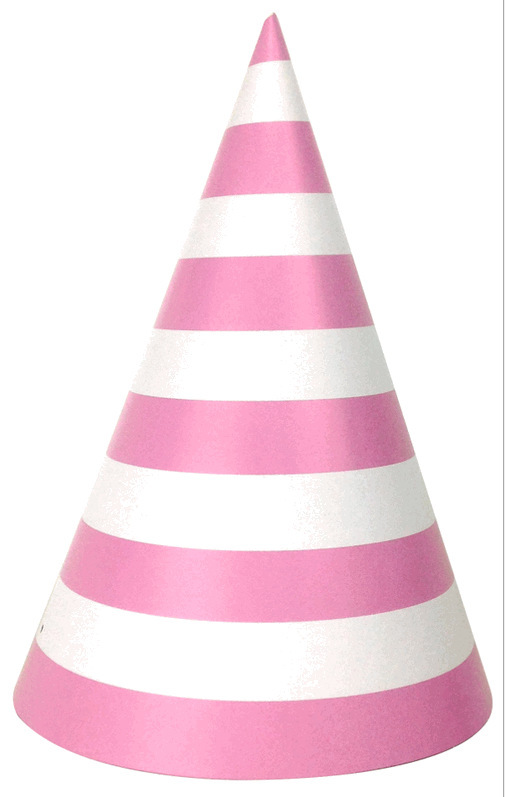 Triangular Paper Birthday Hat（x12）