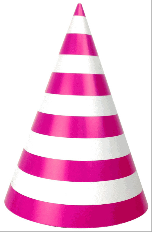 Triangular Paper Birthday Hat（x12）
