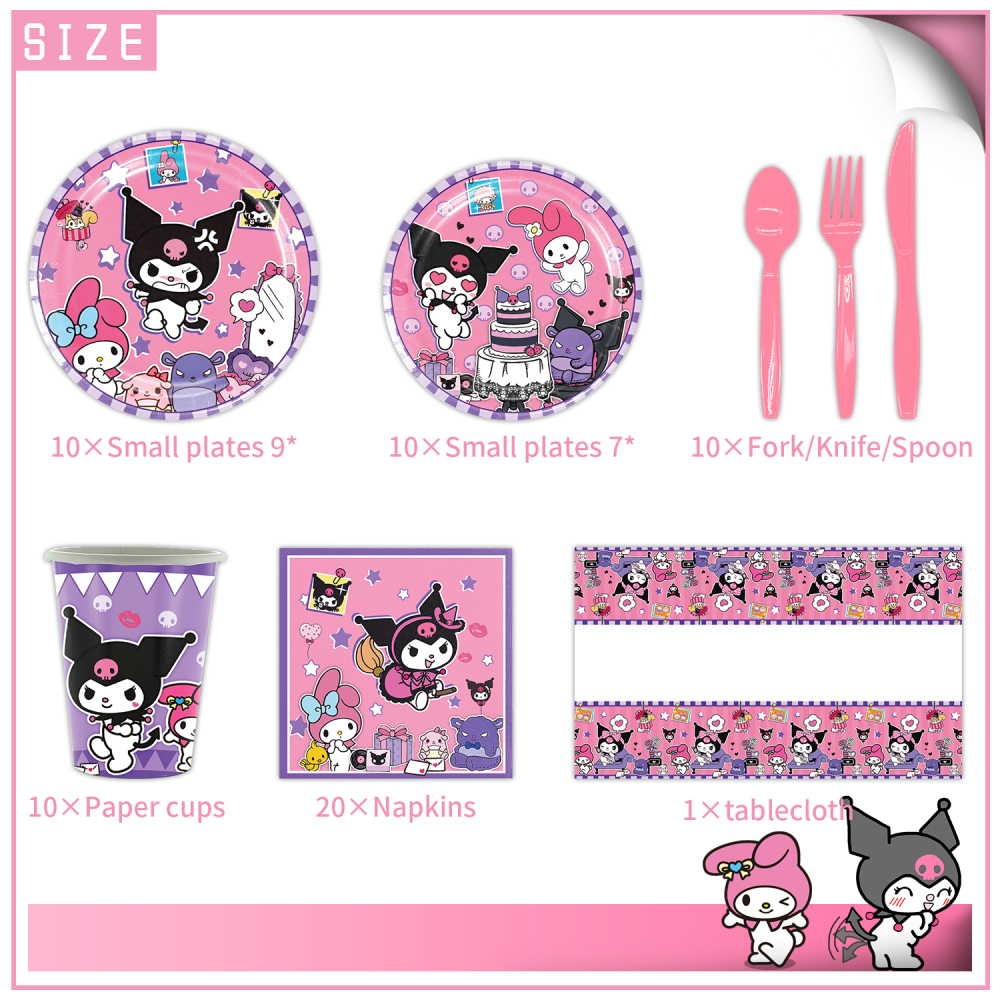 Kulomi Theme Party Tableware Set