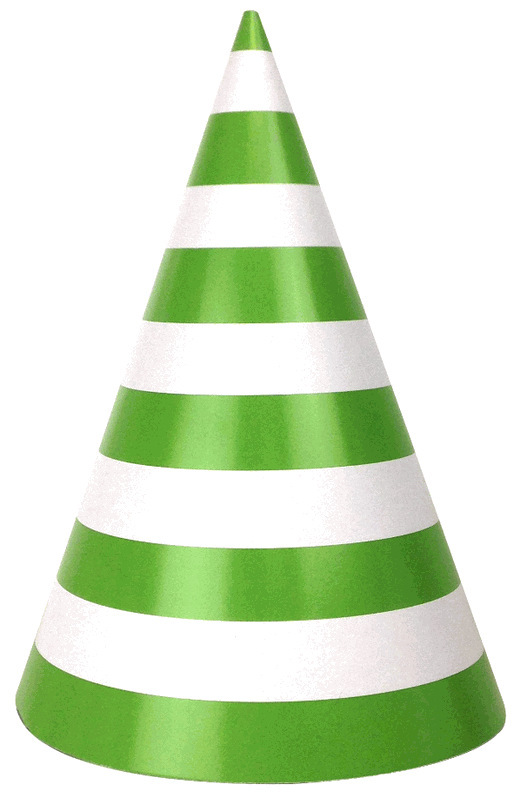 Triangular Paper Birthday Hat（x12）