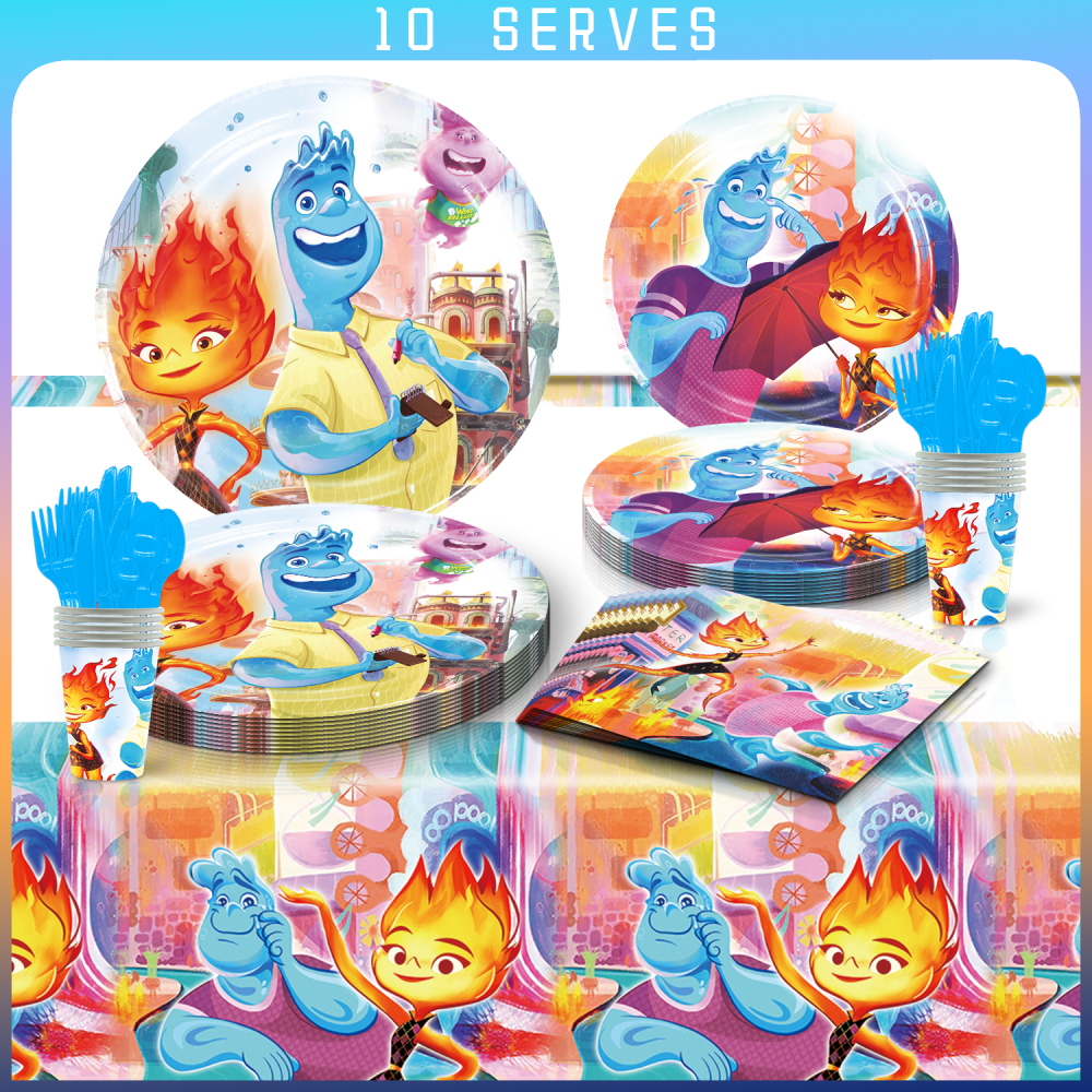Elemental Theme Party Tableware Set