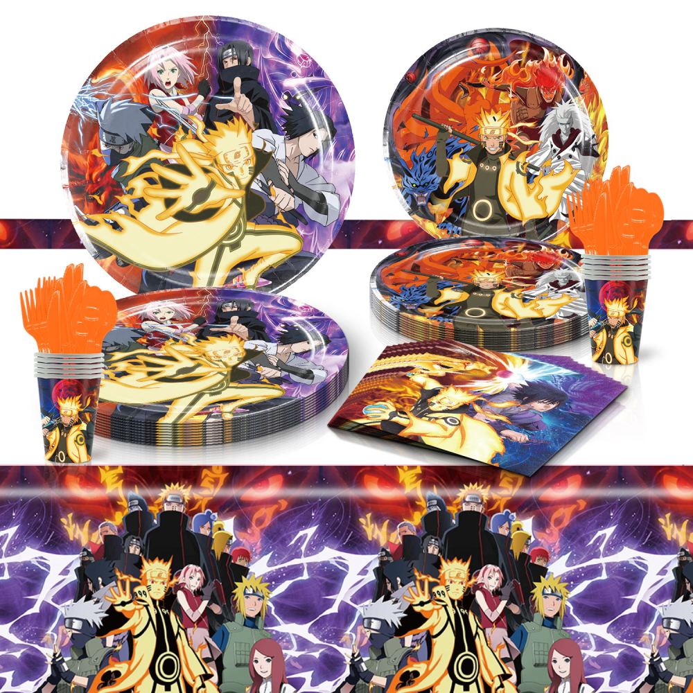 Naruto Theme Party Tableware Set