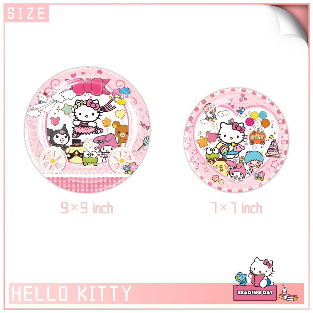 HelloKitty Cat Party Tableware Set