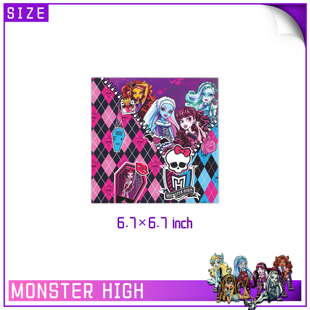Monster High Theme Party Tableware Set