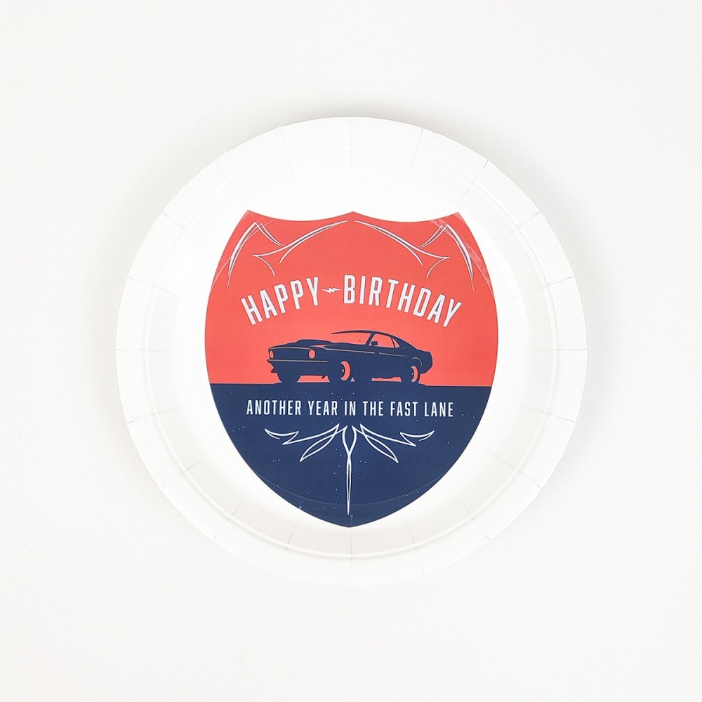Happy Birthday Car Party Tableware