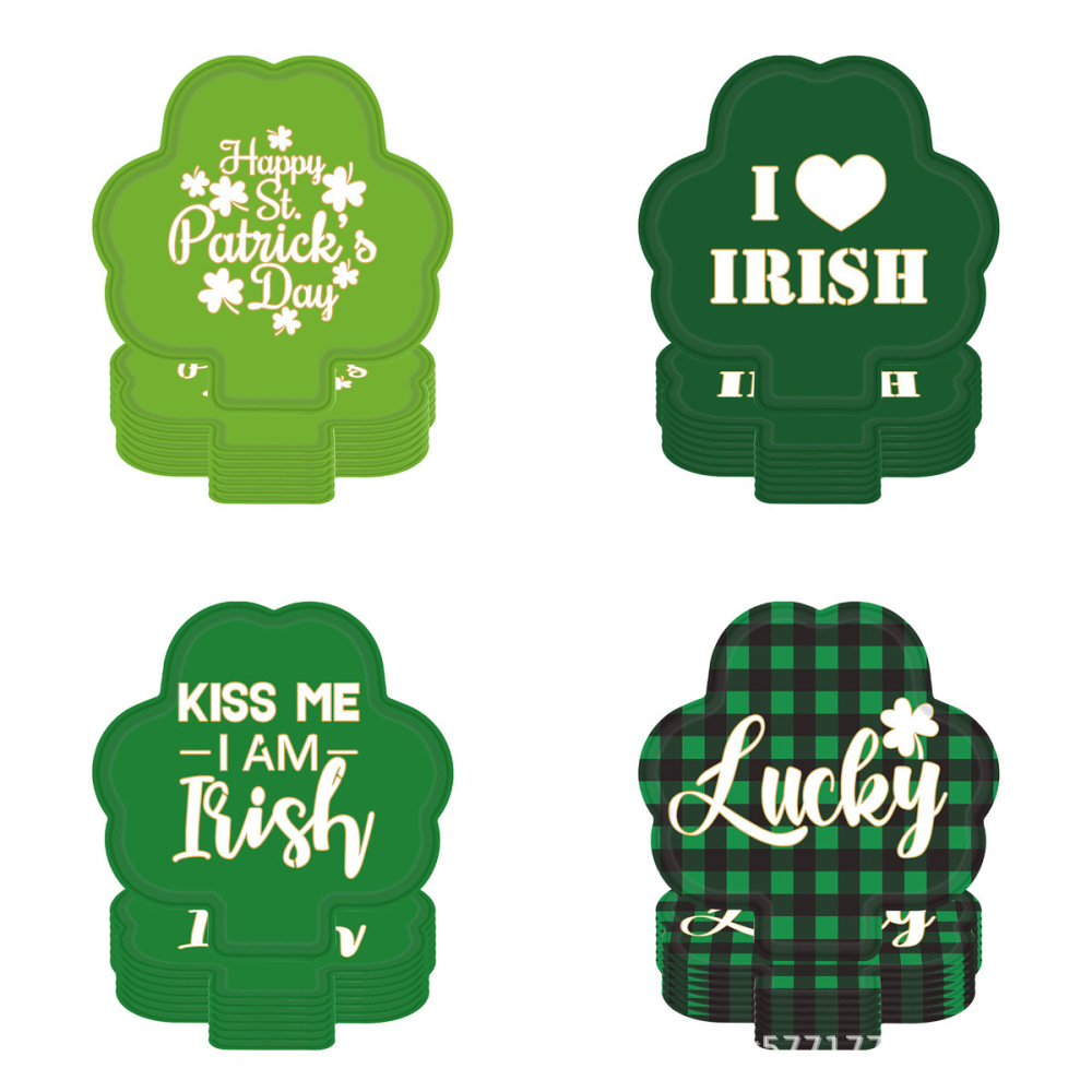 St. Patrick's Day Paper Plates（x24）