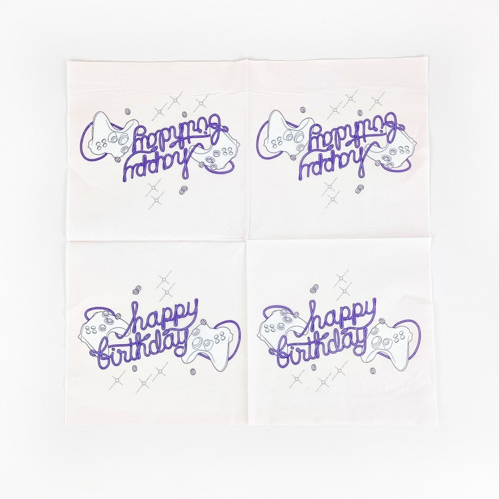 Happy Birthday Game Boy Birthday Party Tableware