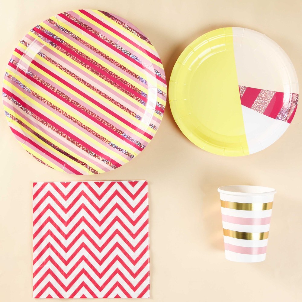 Birthday Party Disposable Tableware Paper Plate