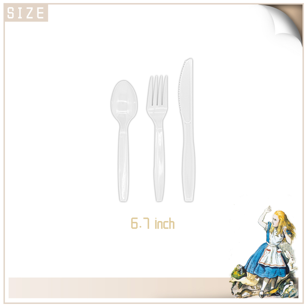 Retro Alice Theme Party Tableware Set