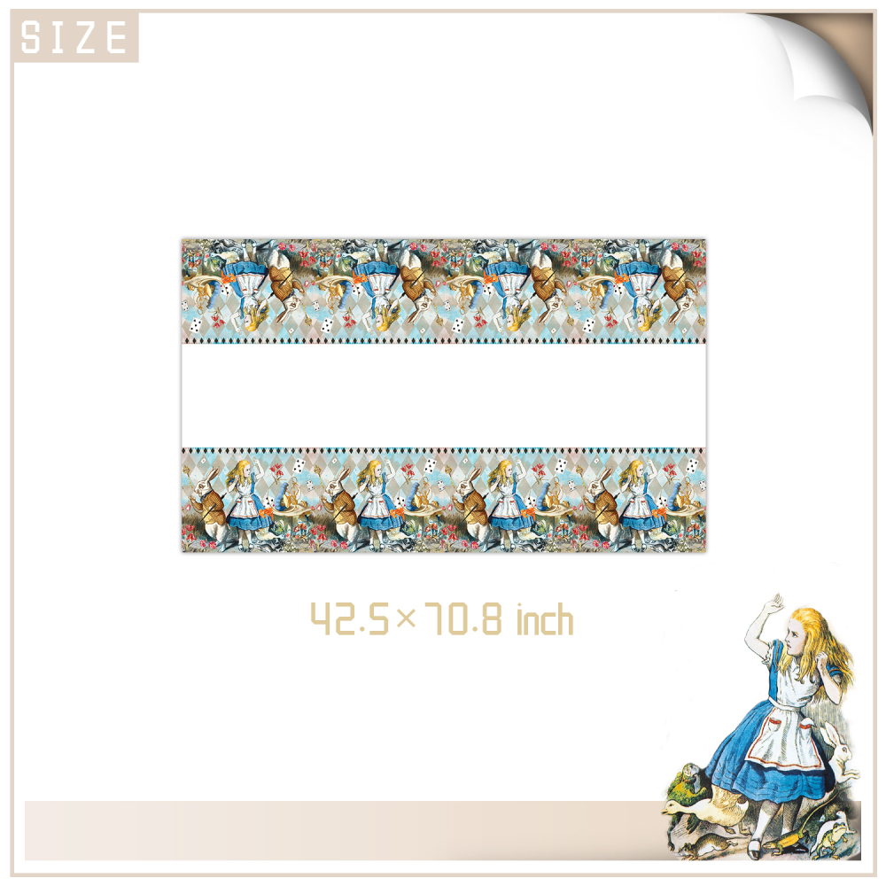 Retro Alice Theme Party Tableware Set