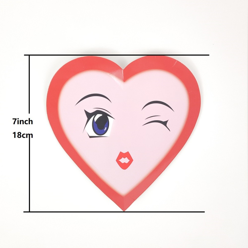 9inch Love Valentine's Day Paper Plate（x8）