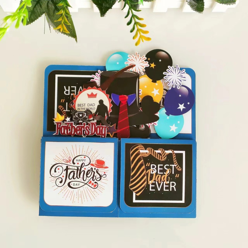 Father's Day 3D Greeting Card（x1）