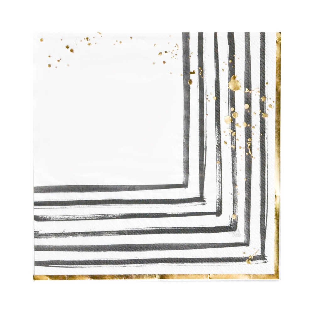 Graffiti On White Background Party Tableware Dessert Plate Napkins
