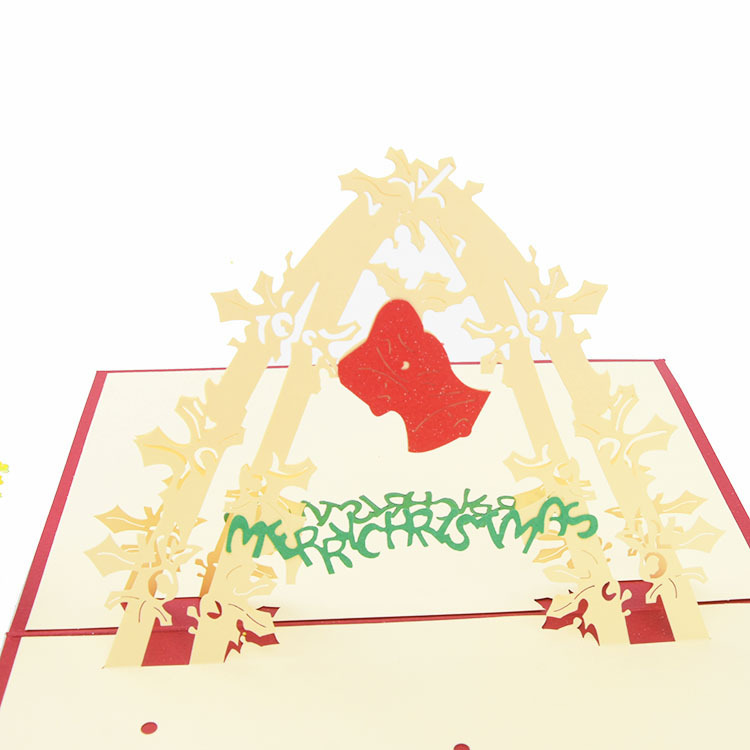 Bell Christmas 3D Greeting Card（x1）