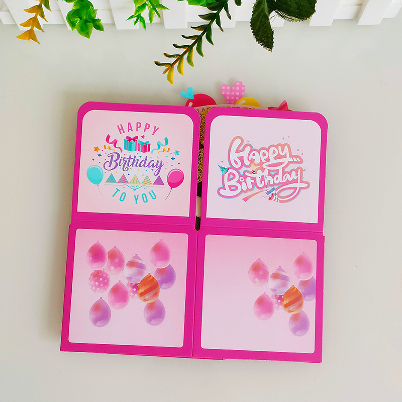 Happy 18th Birthday Pink 3D Greeting Card（x1）