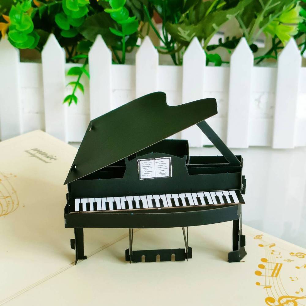 Piano Music Teachers' Day 3D Greeting Card（x1）