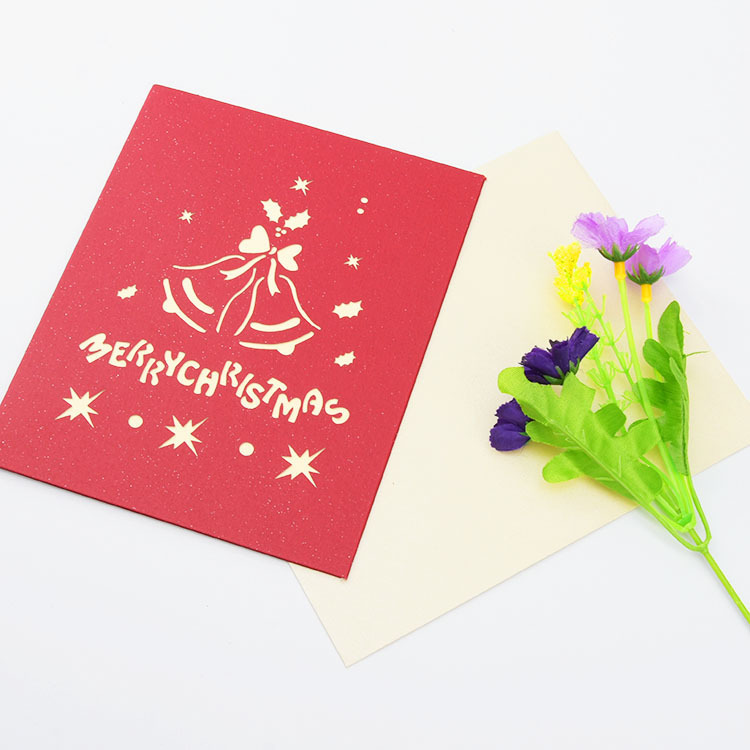 Bell Christmas 3D Greeting Card（x1）