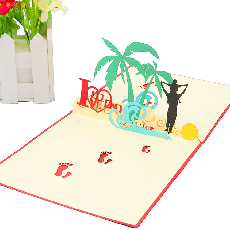 Father's Day 3D Greeting Card（x1）