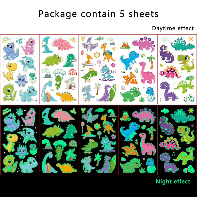 Cartoon Flower Fairies Tattoo Sticker Set（x1）