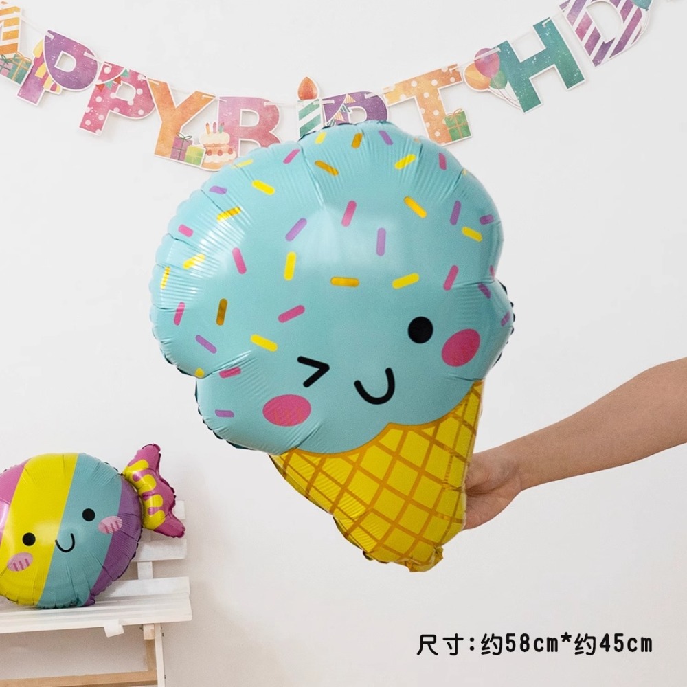 Watermelon Donut Cake Ice Cream Balloon