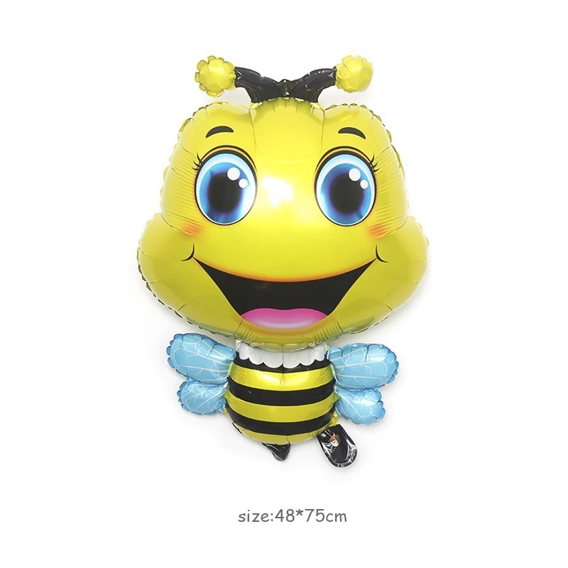 Cartoon Bee Foil Balloon