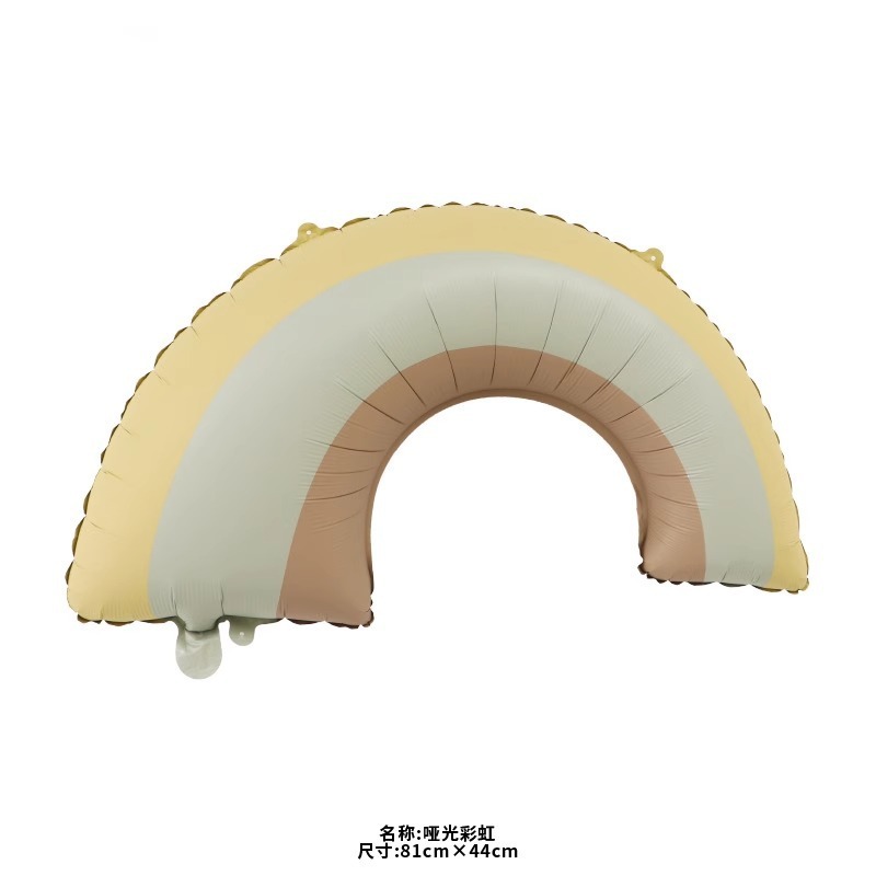 Ins Matte Matte Car Plane Bear Cartoon Cute Foil Balloon