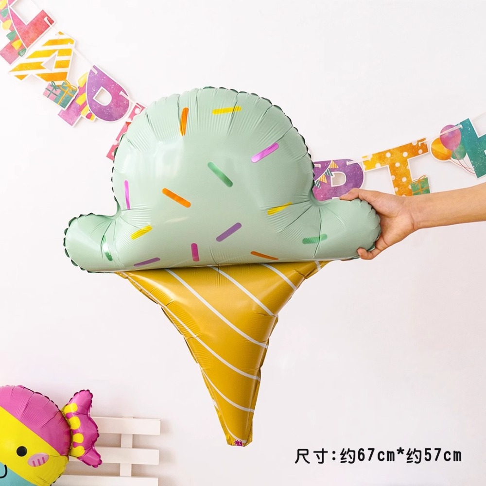 Watermelon Donut Cake Ice Cream Balloon