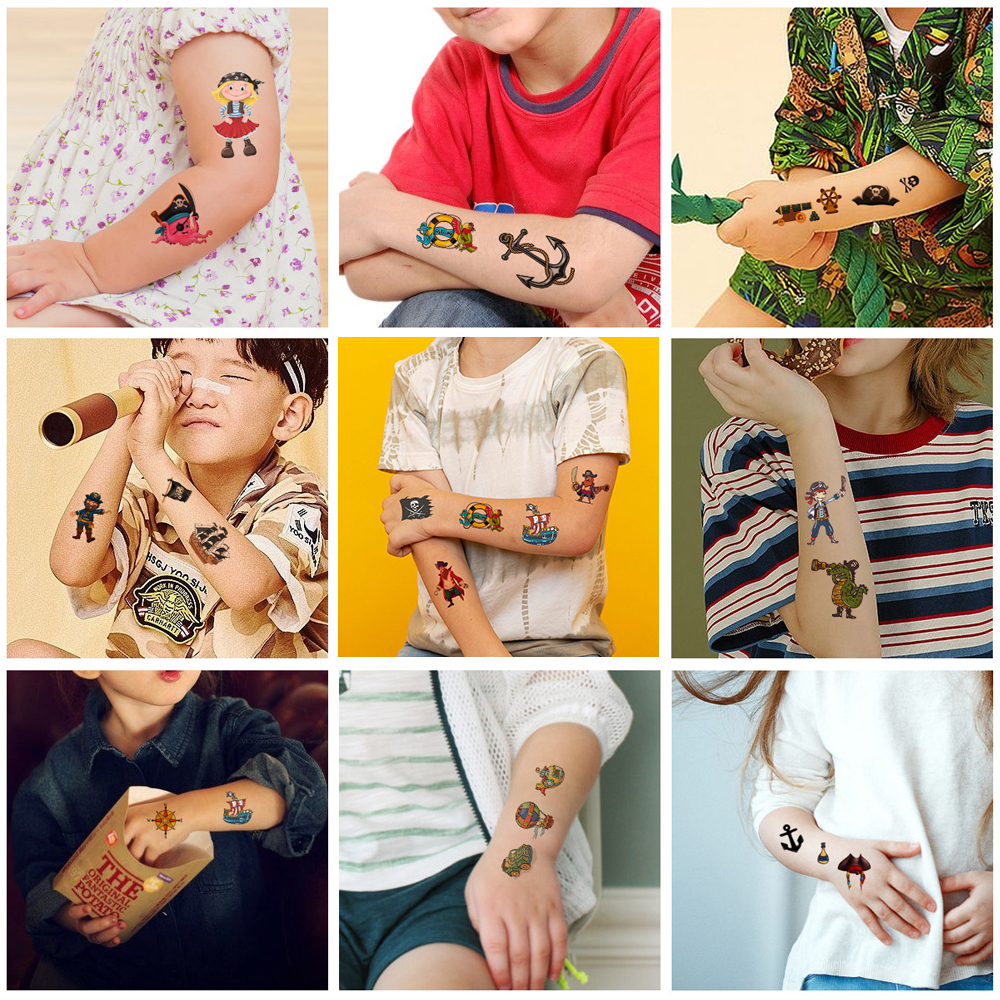 Cartoon Flower Fairies Tattoo Sticker Set（x1）