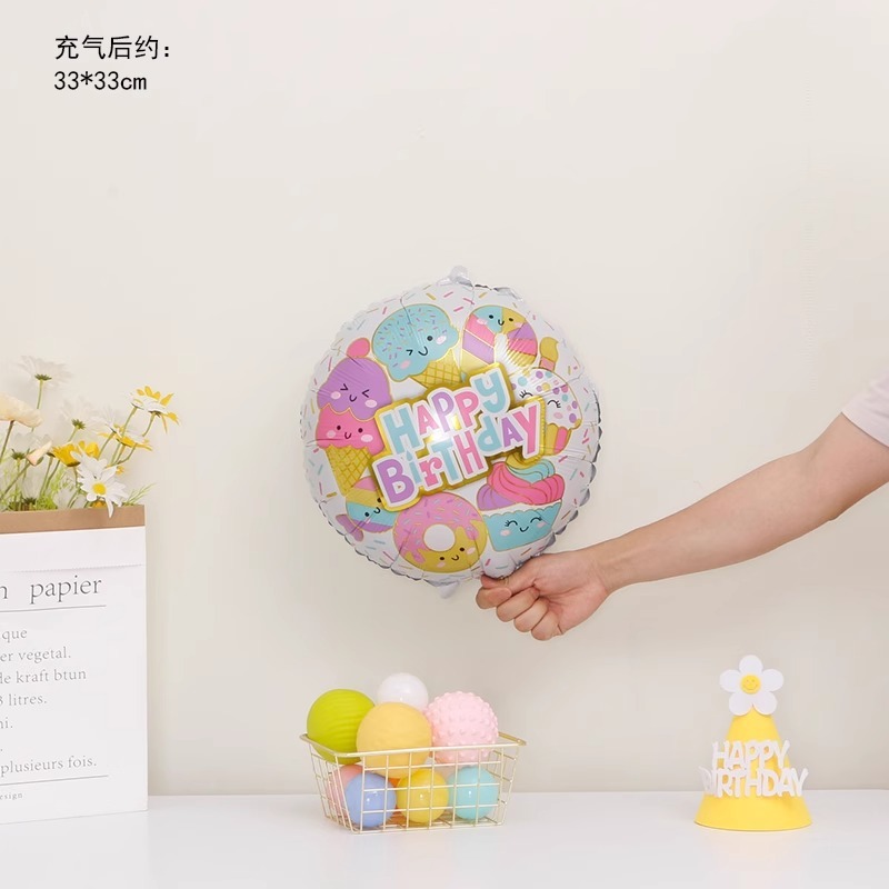 Watermelon Donut Cake Ice Cream Balloon