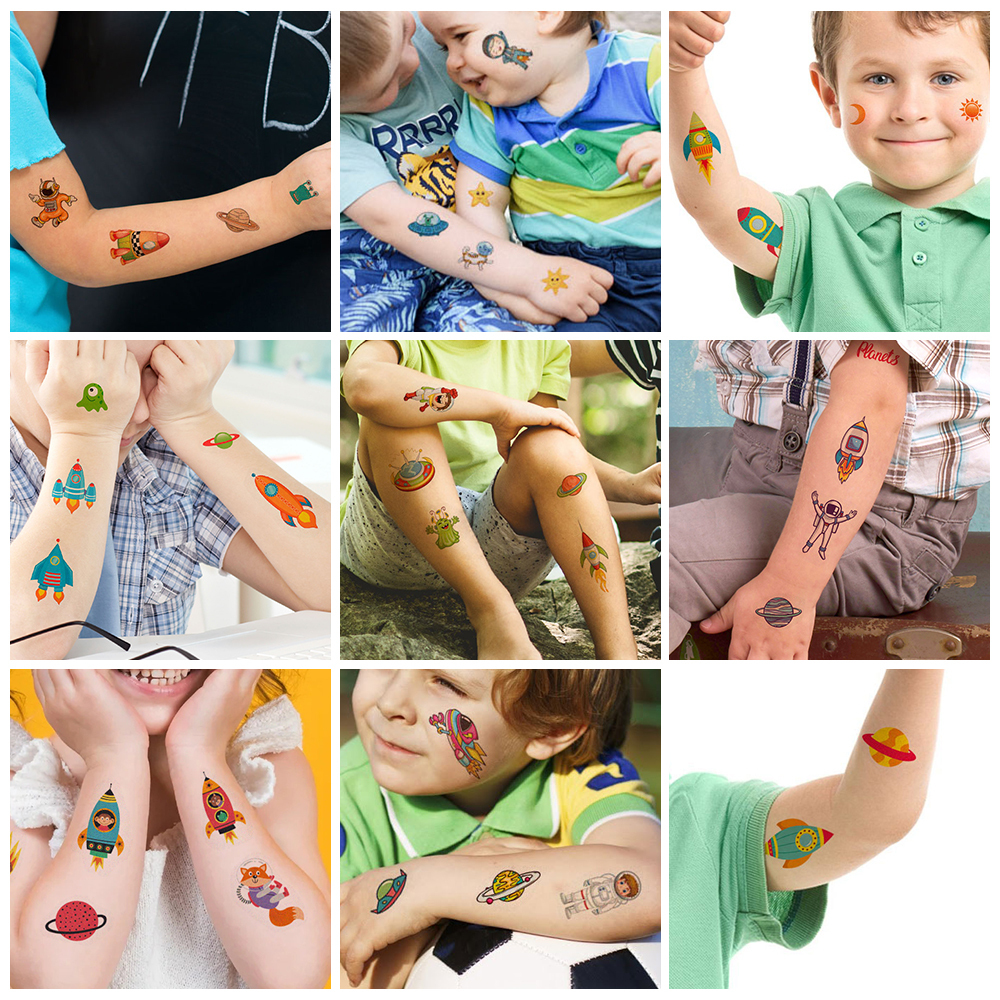 Cartoon Flower Fairies Tattoo Sticker Set（x1）