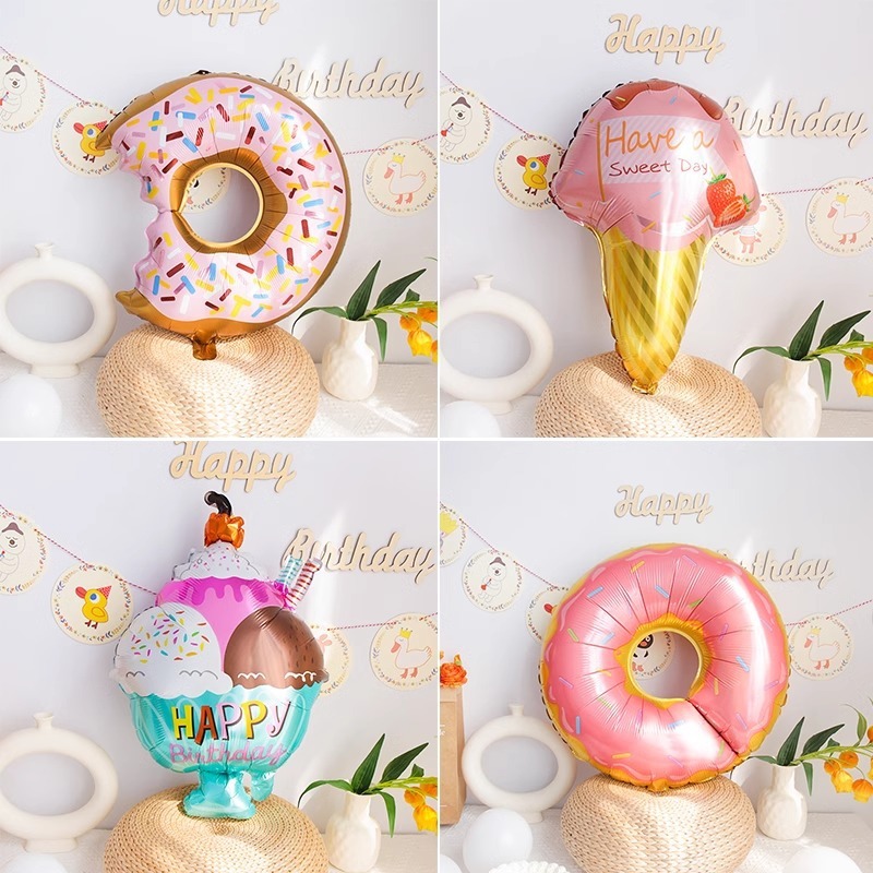 Watermelon Donut Cake Ice Cream Balloon