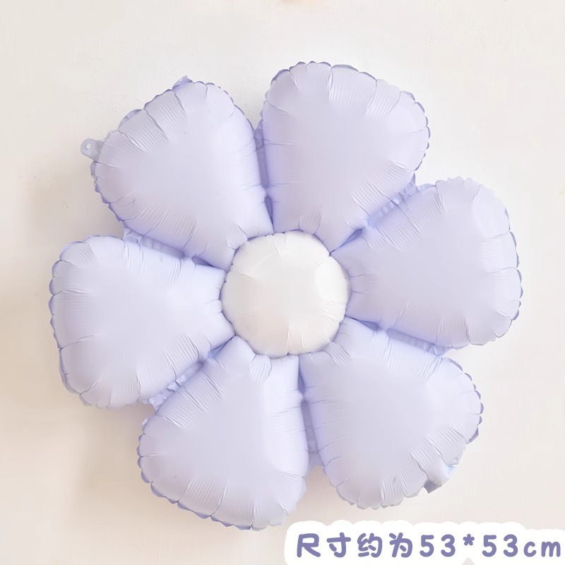 Macarons Candy-colored Small Daisies Sunflower Frangipani Balloons