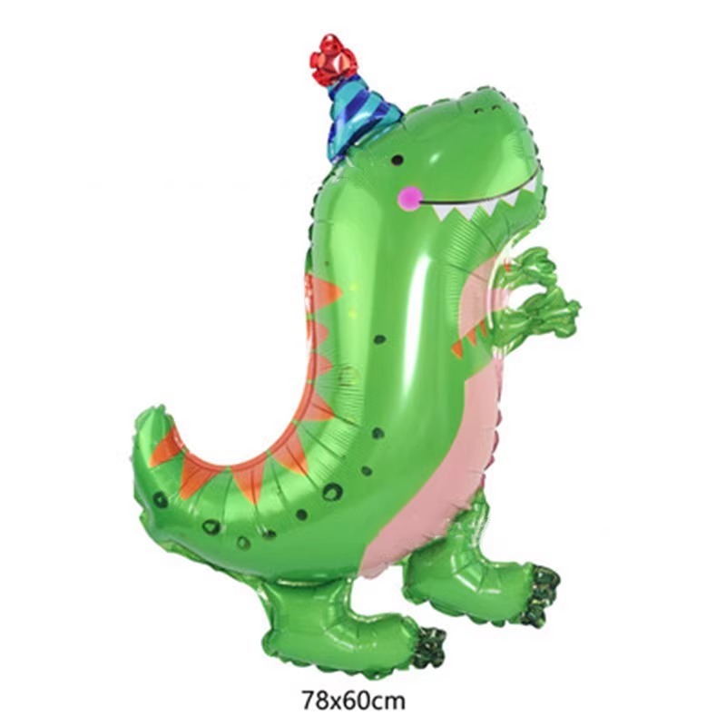 Cartoon Cute Dinosaur Triceratops T-Rex Balloon