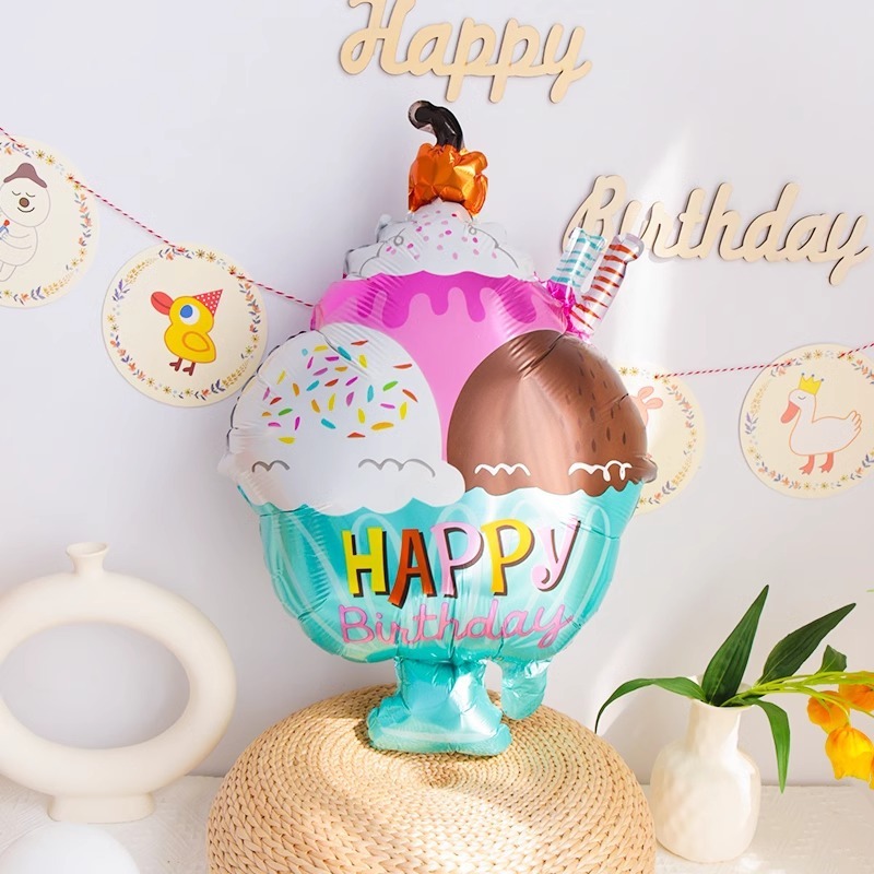 Watermelon Donut Cake Ice Cream Balloon