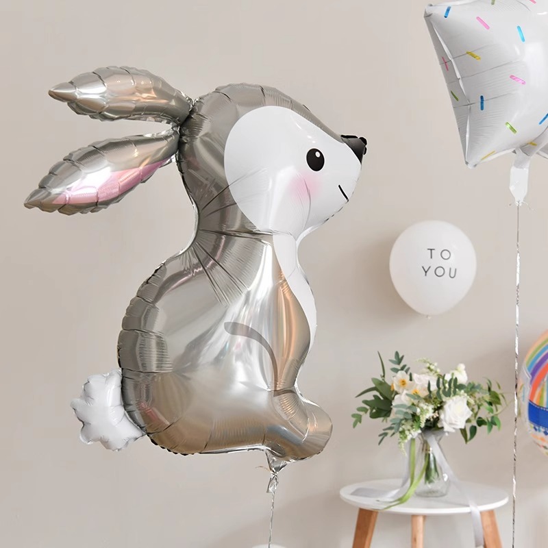 Jungle Rabbit Animal Foil Balloon