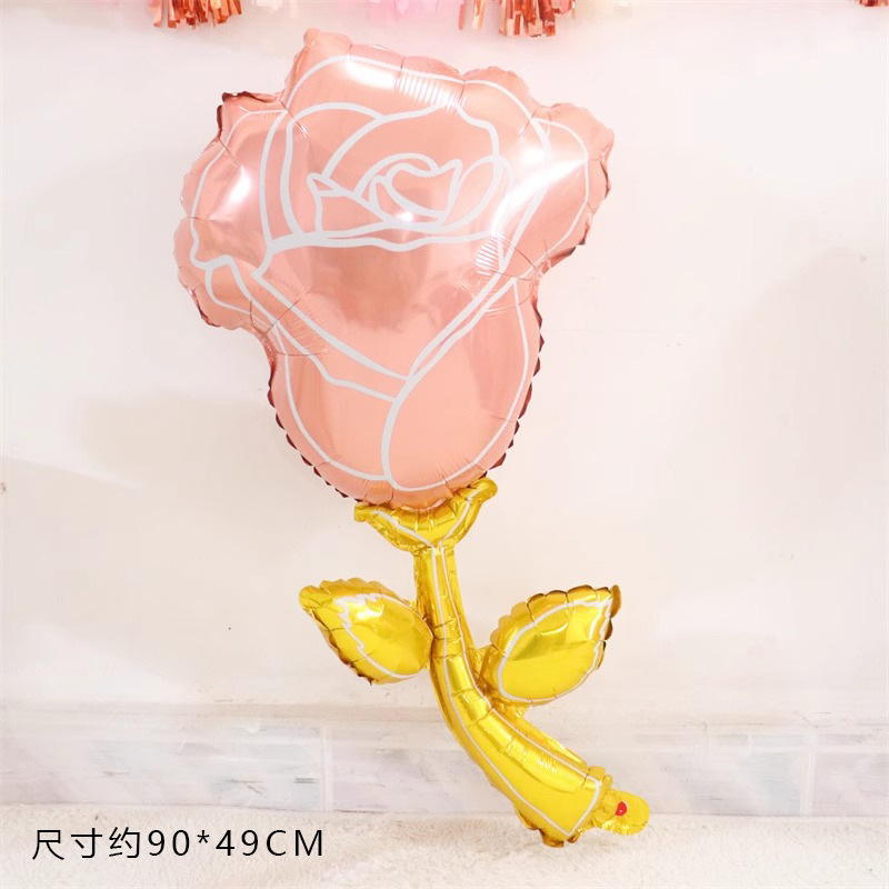 Valentine's Day Rose Foil Balloon