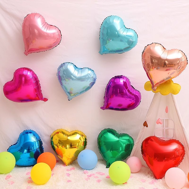 18-inch Heart Aluminum Foil Balloon