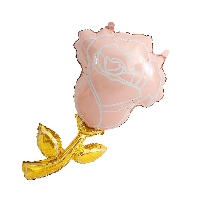 Valentine's Day Rose Foil Balloon
