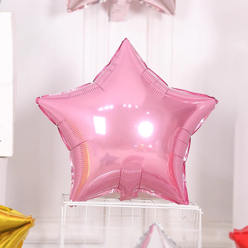 Monochrome Five-pointed Star Foil Balloon