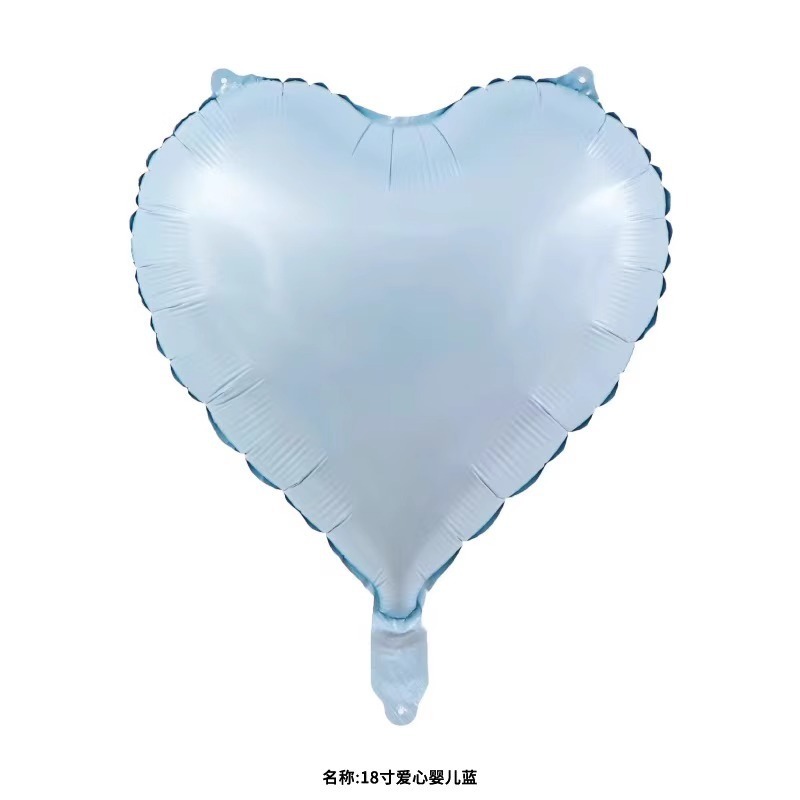 18-inch Vintage Cream Caramel Heart Foil Balloon With Five Pointed Stars
