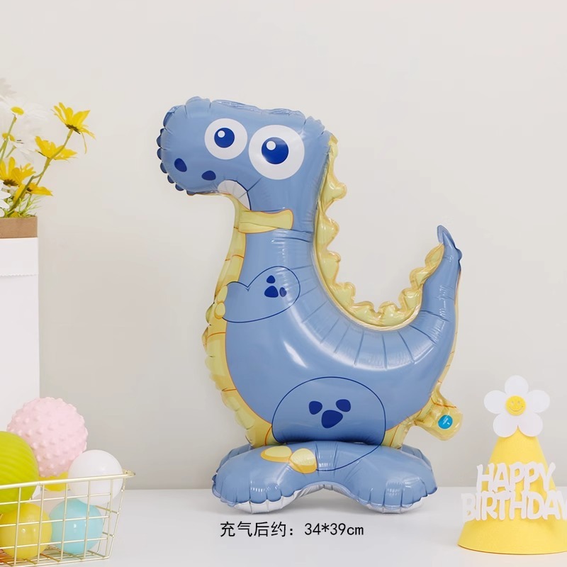 Forest 4D Three-dimensional Animal Cartoon Standing Base Animal Foil Balloon