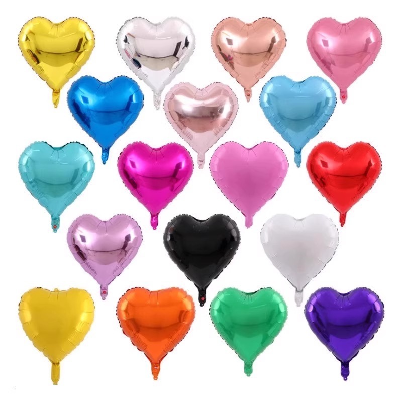18-inch Heart Aluminum Foil Balloon