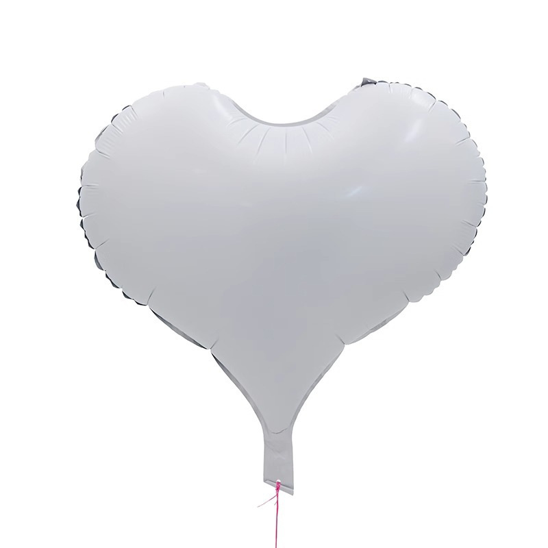 22 Inch Peach Heart Nylon Frosted Valentine Foil Balloon