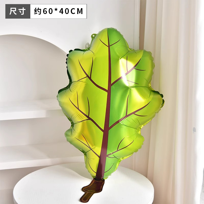 Leaf Balloon Pinecone Maple Foil Balloon