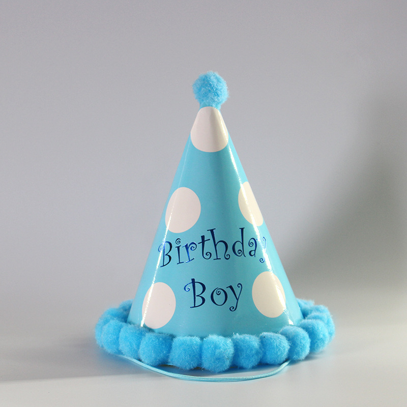 Pom Pom Kids Rainbow Birthday Hat（x1）