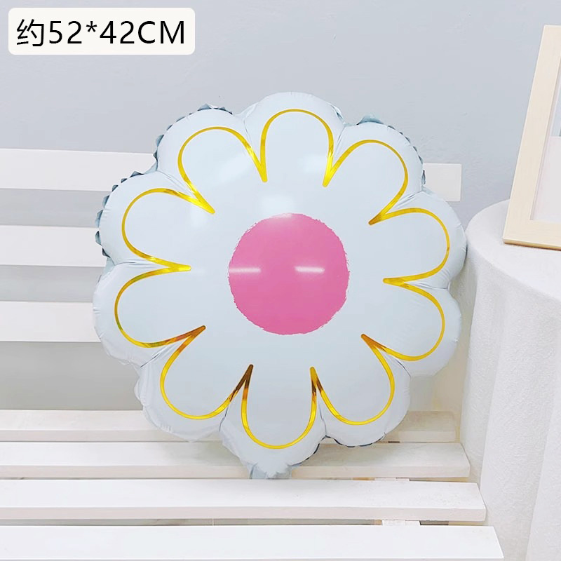 Fresh Daisy Flowers Foil Balloon